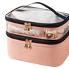 Image 13: Double Layer Makeup Organizer Bag
