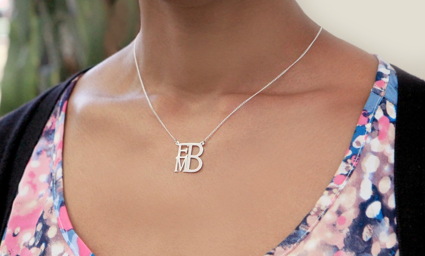 double letter initial necklace