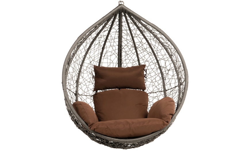 Image 20: Home Deluxe Polyrattan-Hängesessel CIELO