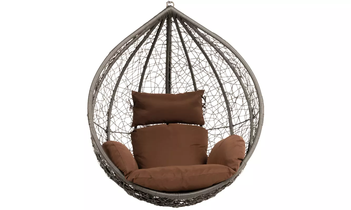 Home Deluxe Polyrattan-Hängesessel CIELO