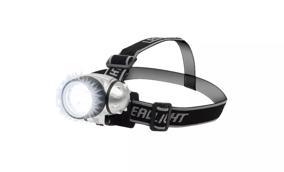 12-LED Headlamp with Adjustable Strap. - Primary Image