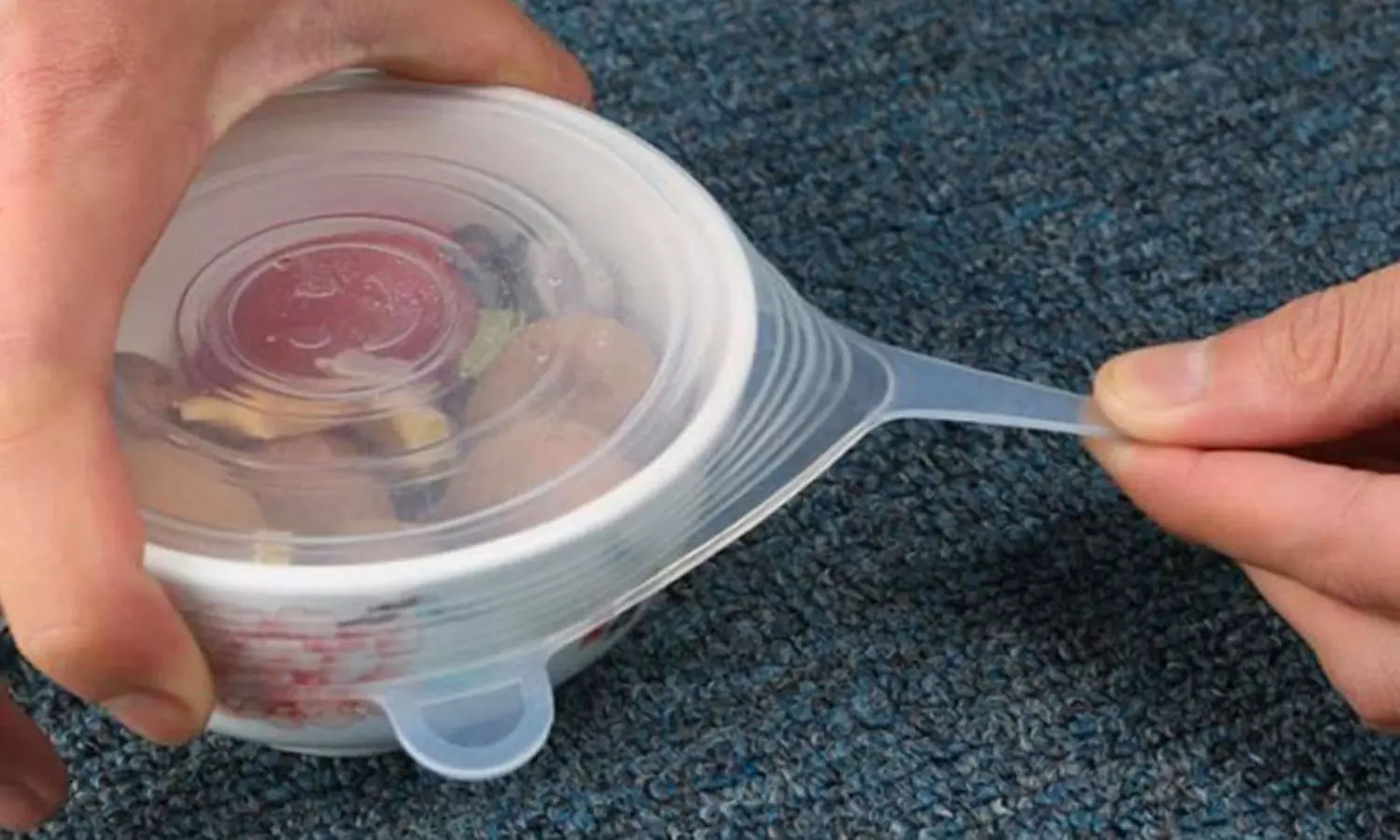 1 o 2 packs de 6 tapas variadas de silicona extensibles y elásticas