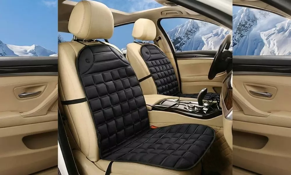 Universele verwarmde autostoelhoes met 2 warmtestanden