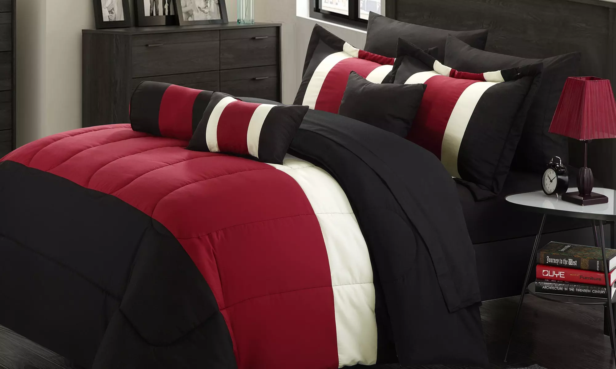 Chic Home Sofie 10-Piece Bed in a Bag Comforter Set - Image 2