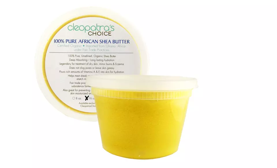 16 Oz. Jar of Cleopatra's Choice Organic Shea Butter  - Primary Image