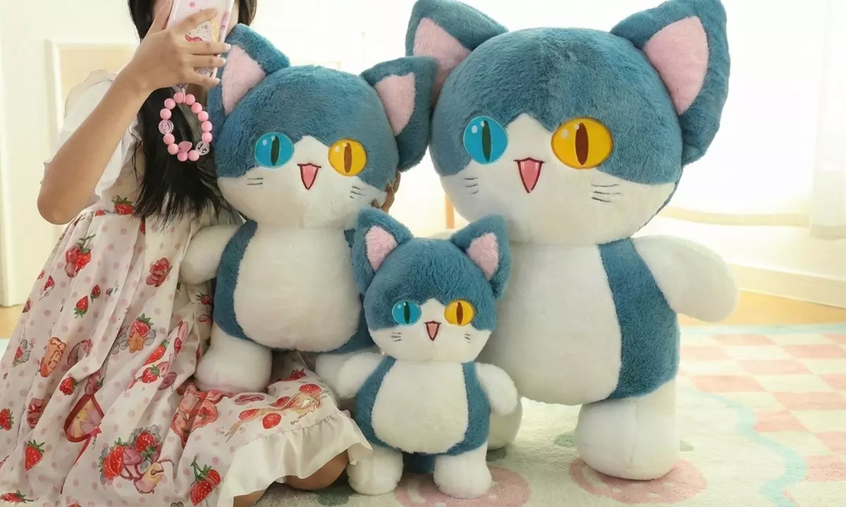 Heartbeat Plush Doll with Removable Filling and Soothing Simulator