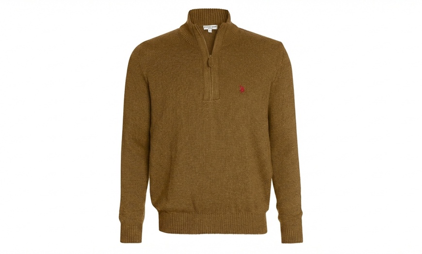 Image 4: Pull à col zippé de US Polo