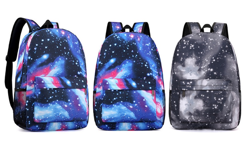 Image 1: Starry Sky Backpack