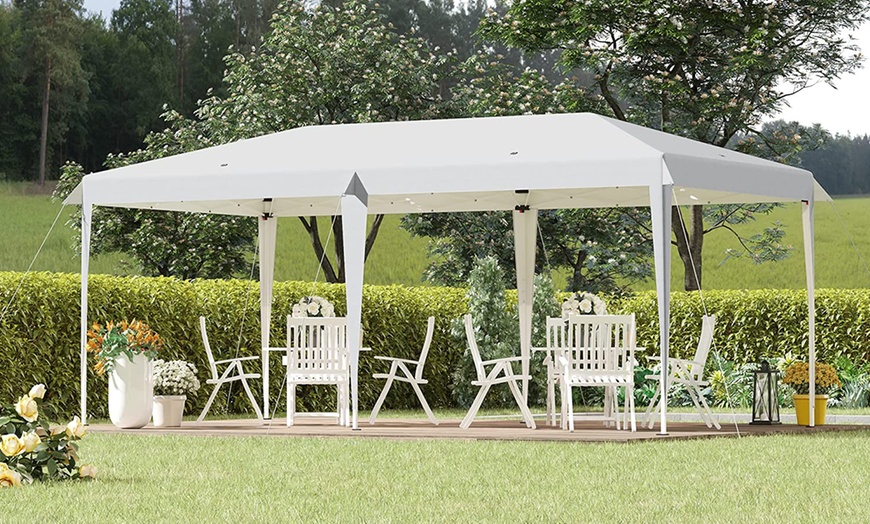 Image 11: Outsunny Portable Pop-Up Gazebo