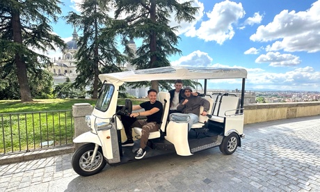 Madrid Welcome Tour de 60 minutos en Tuk Tuk para hasta 4 personas