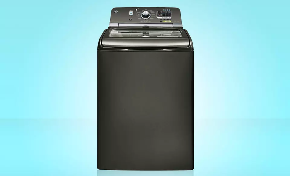 GE Washing Machine with Stainless Steel Basket and Steam Assist. Includes Delivery, Installation, and Removal. - Primary Image