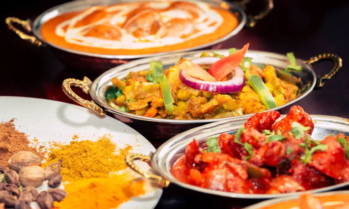Indisches 3- oder 4-Gänge-Menü für 1, 2 oder 4 Personen