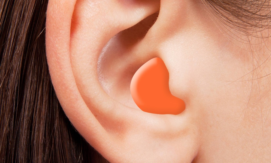 Image 1: Soft Silicone Earplugs