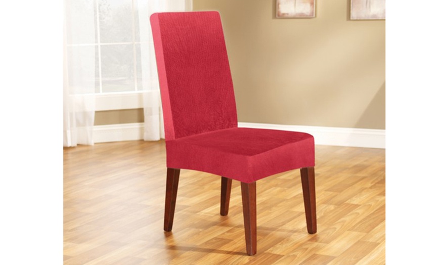 Image 8: Sure Fit Dining Chair Covers