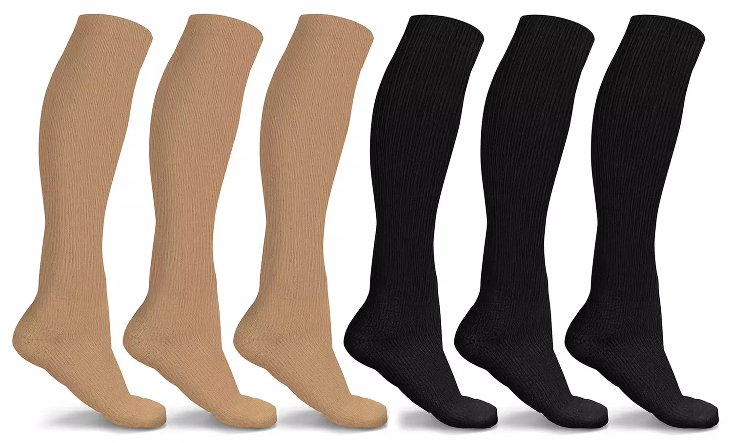 DCF Compression Socks for Men and Women (6-Pack) - Primary Image