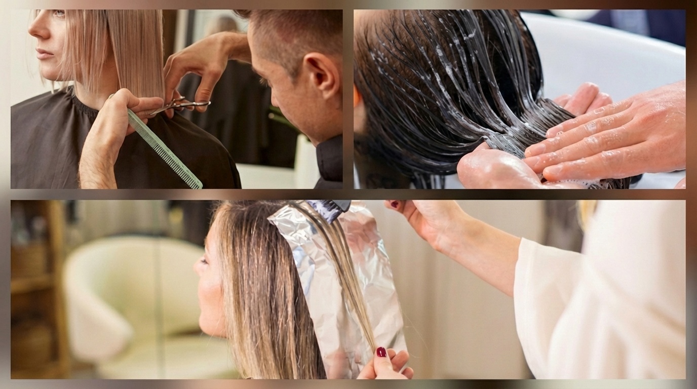 Cut, Full Highlights or Balayage, Hair Treatment and Styling and More