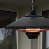 Image 2: Outsunny Hanging Halogen Heater; 2000W, 43cm, with LED light