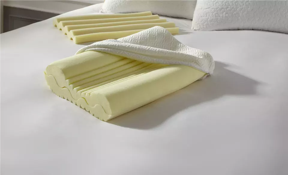 Set of 2 Ideal Comfort Adjustable Memory-Foam Pillows - Primary Image