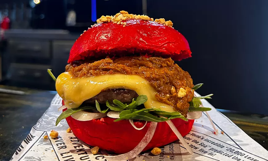 Image 3: Menú de hamburguesa smash o prime para 2 o 4 personas, postre y bebida