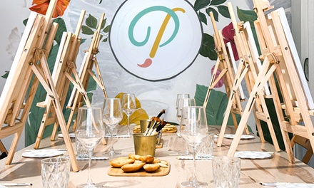 Para 1 persona: taller de pintura de 2 horas con bebida y tentempié - Pinceladas Clases de dibujo y pintura