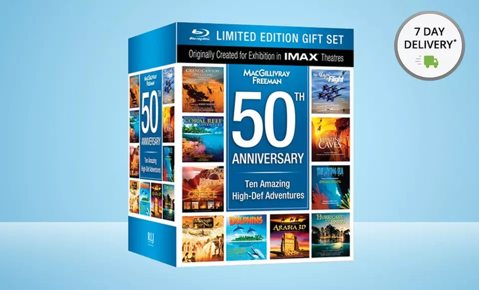 IMAX: 50th Anniversary 10-Disc Collection on Blu-ray. Free Returns. - Primary Image