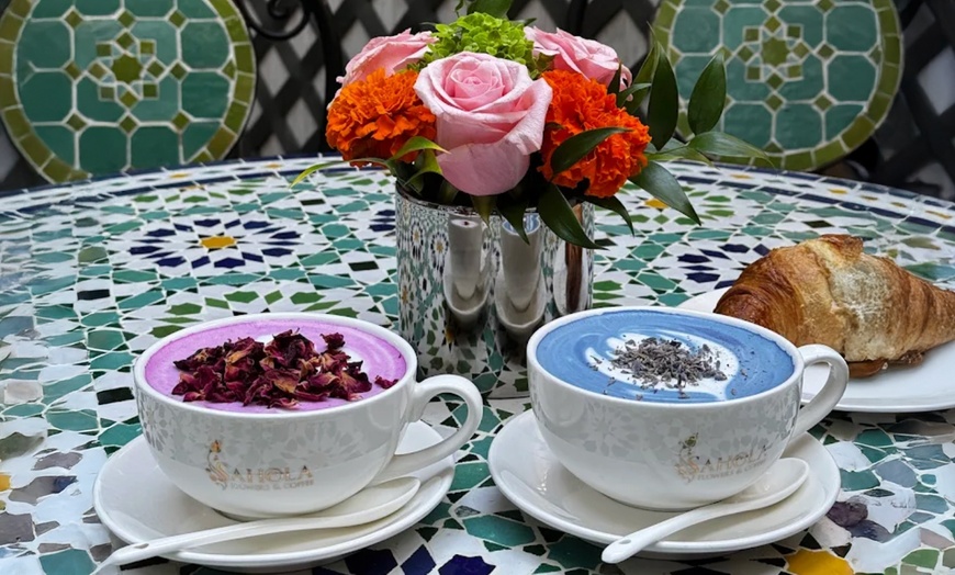 Image 9: Get Afternoon High Tea for 2, 4, or 6 or Sahola Flower & Coffee Bundle