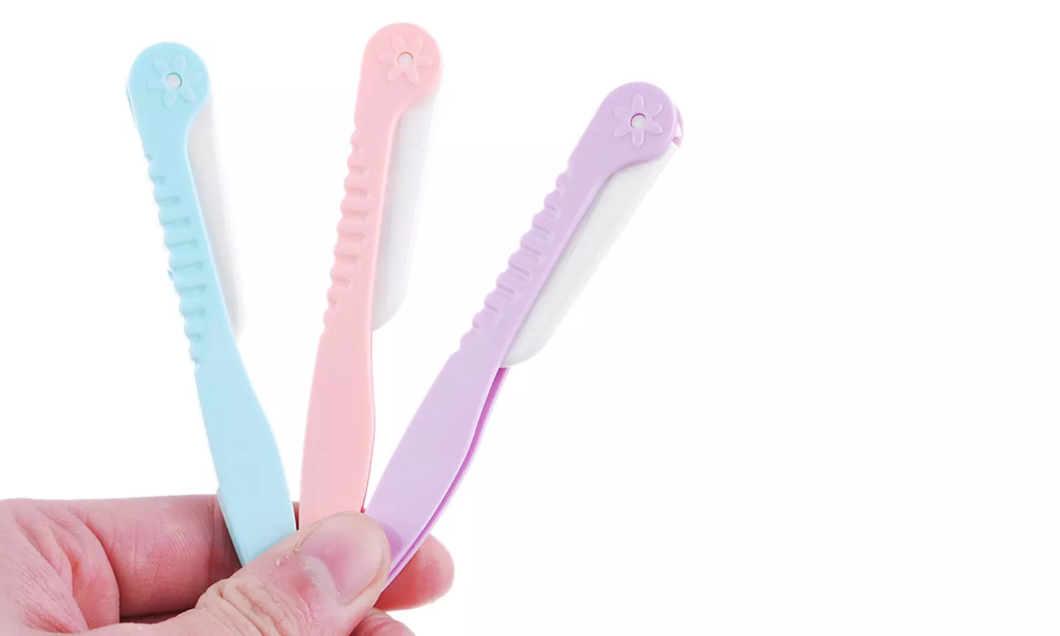 Hasta 3 packs de maquinillas de afeitar plegables para cejas - Primary Image