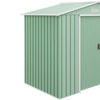 Image 9: Outsunny Galvanised Steel Garden Shed 7x4ft or 9x6ft