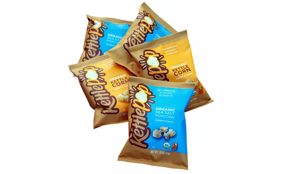 24-Pack of KettlePop Organic Popcorn Snacks - Primary Image