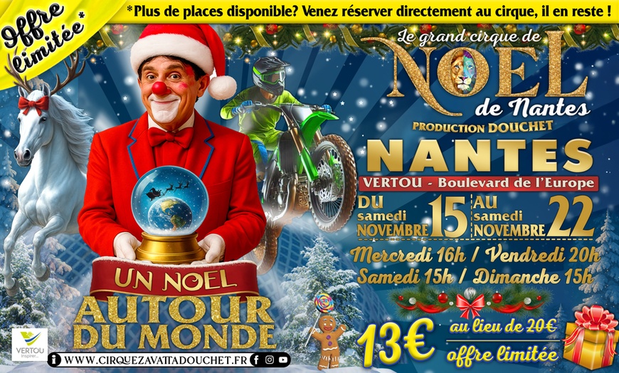 Image 1: 1 place pour "Un Noël autour du Monde" du Grand Cirque Zavatta