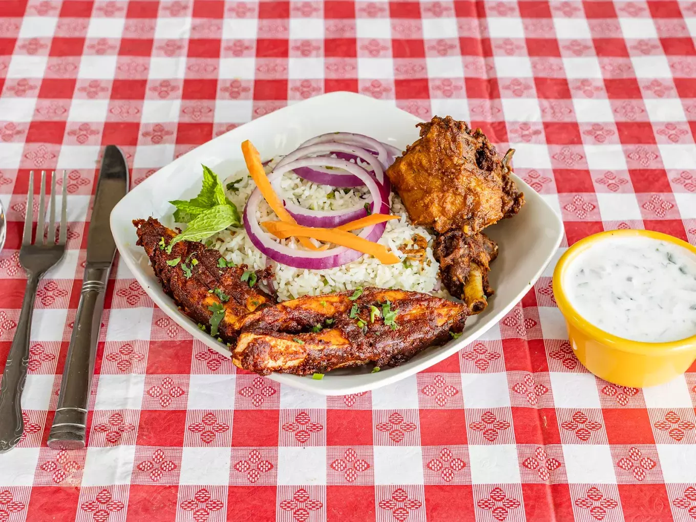 Any Entree with a Side of Naan,  $25 or $50 Towards Food and Drinks