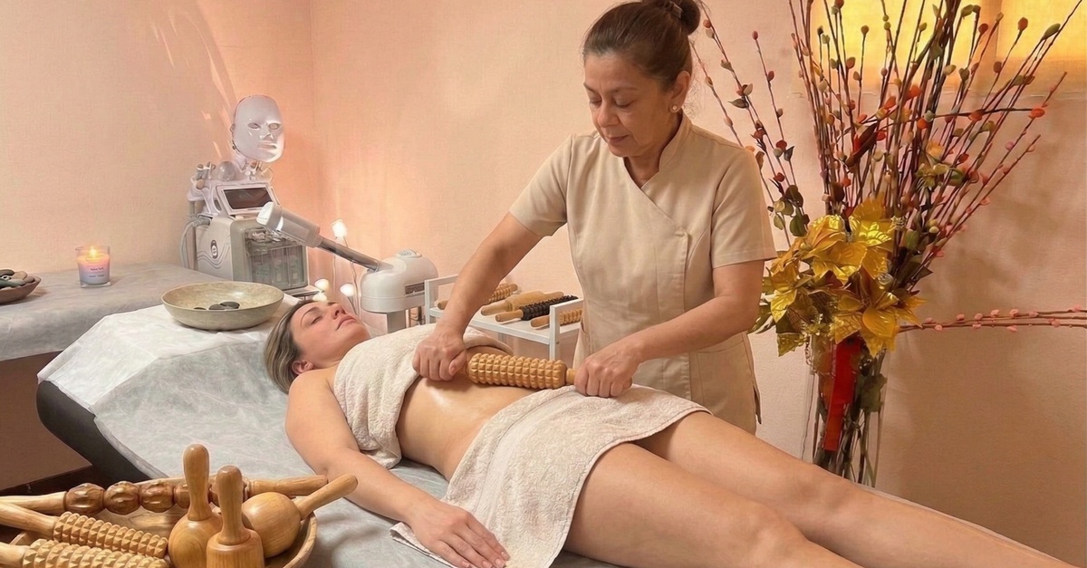 Sesiones de masaje reductor con maderoterapia en Madrid
