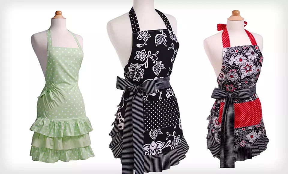 Women’s and Girl’s Vintage-Inspired Aprons by Flirty Aprons (Up to 66% Off). Multiple Styles Available. Free Returns. - Primary Image