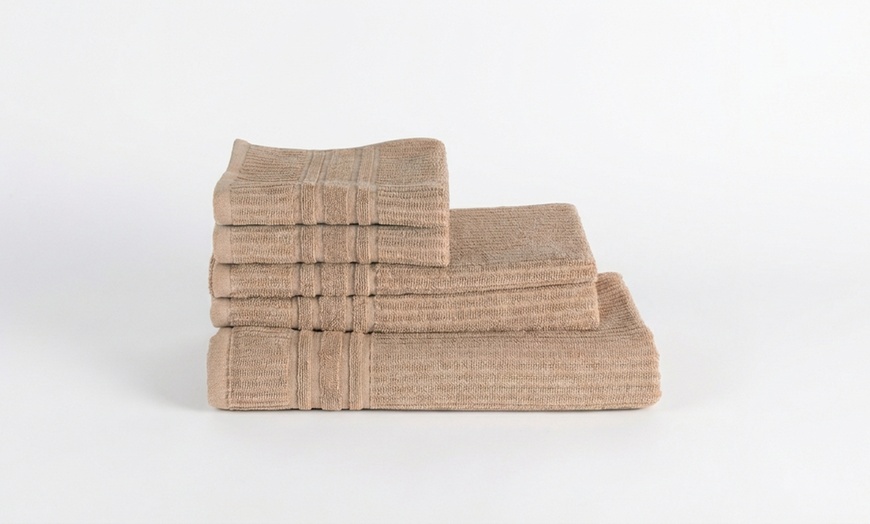 Image 25: Ensemble de 5 serviettes en coton