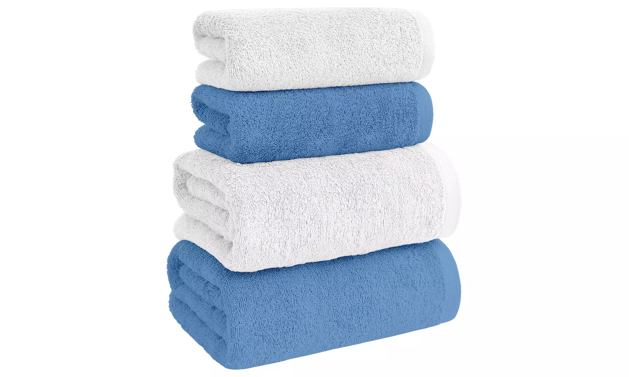Set de 4 serviettes de bain