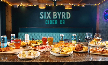 Pizza and a Flight of Cider - Six Byrd Cider Taproom
