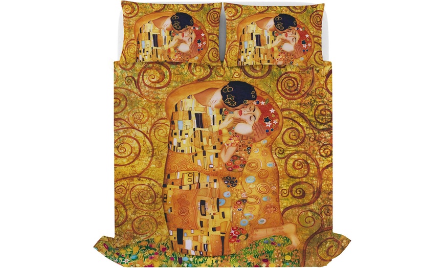 Image 4: Parure letto matrimoniale Sogni d'Autore in 100% cotone Made in Italy