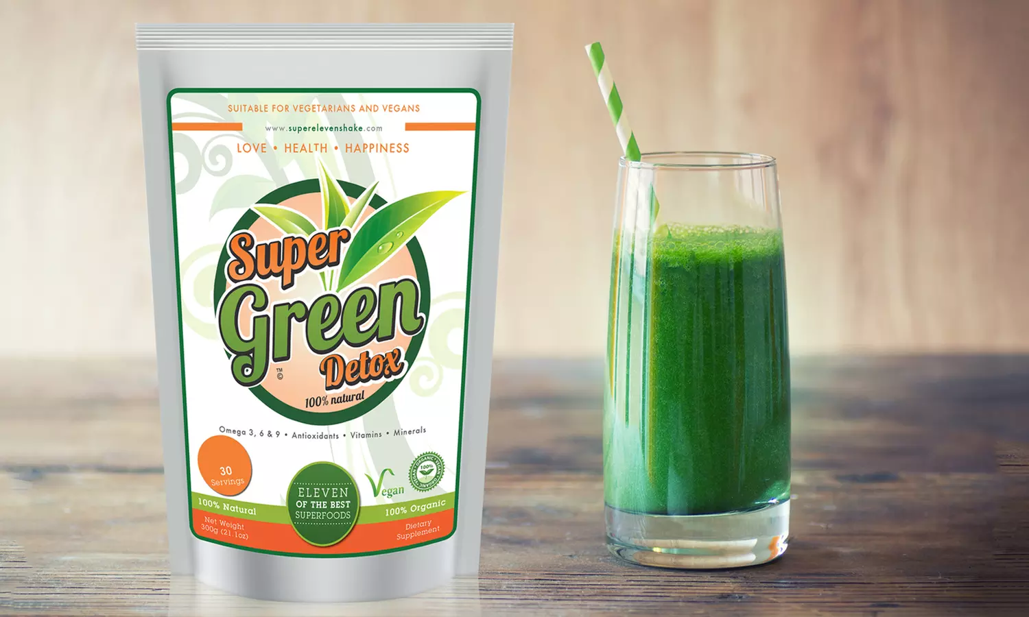 Super Eleven Shake-Gewichtsmanagement-Programm für 30, 60 oder 90 Tage inkl. Versand - Second Medium