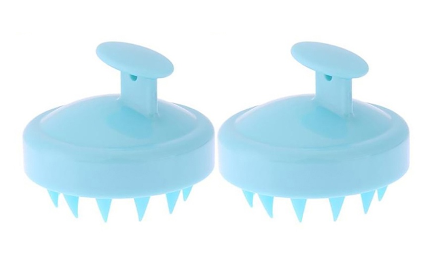 Image 8: One, Two or Three Silicone Scalp Massaging Combs