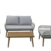 Image 4: Four-Seater Aluminium Garden Furniture Set