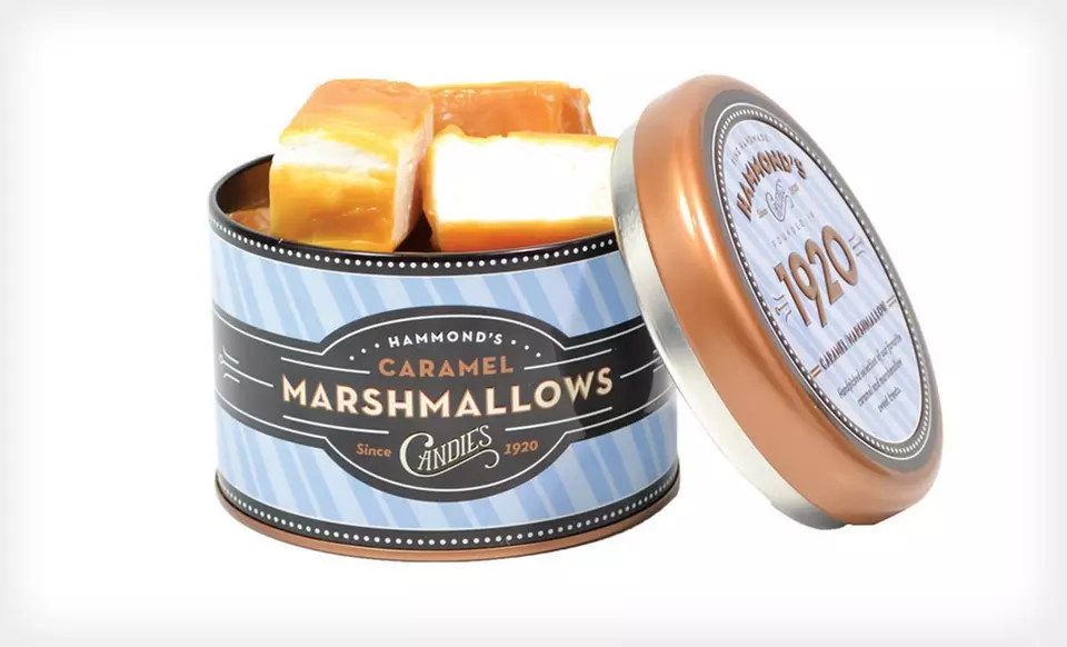 Hammond's Candies 6 Oz. Gift Tin or 16-Piece Gift Box of Caramel Marshmallows (Up to 38% Off) - Second Medium