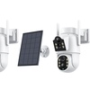 Image 2: 1x oder 2x Solar-UHD-Überwachungskamera mit dualer Kamera