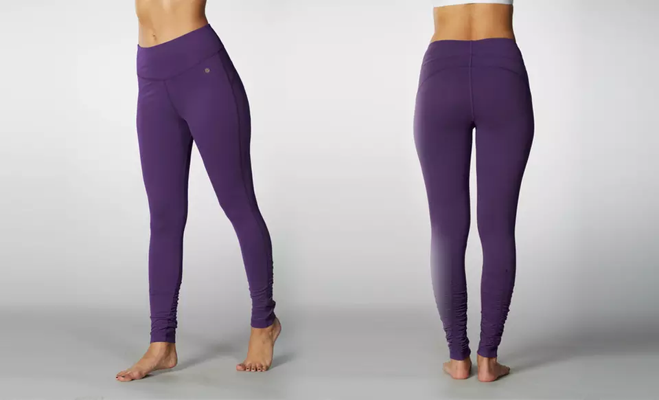 Bally Shape Tek Ruched Slimming Leggings. Multiple Colors Available. - Second Medium