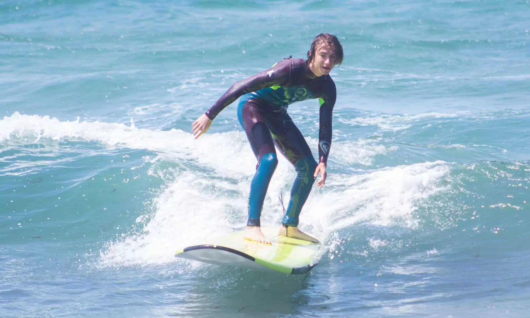 Learn to Surf with 90-Minute Lessons with Board & Wetsuit Rentals