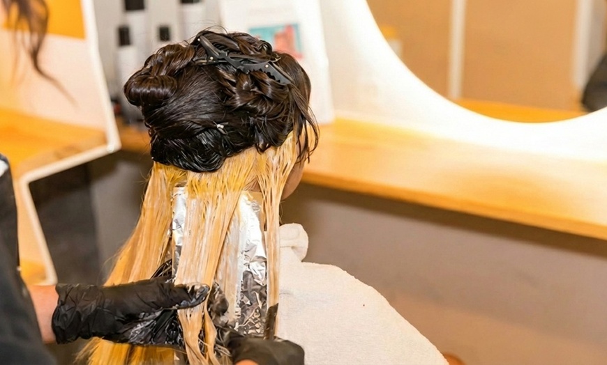 Image 2: Get Woman's Hair Cut, Shampoo, Blow Dry, Root Touch Up, or Highlights