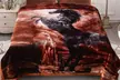 JML Heavy Fleece Blanket,2 Ply Printed Bed Blanket For King Size,85"x93",10Lb - Second Medium