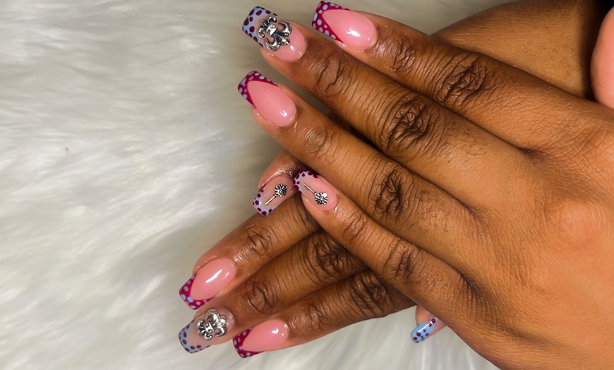 Image 7: Acrylic Full Set with Optional Gel Pedicure or Gel Mani & Pedi