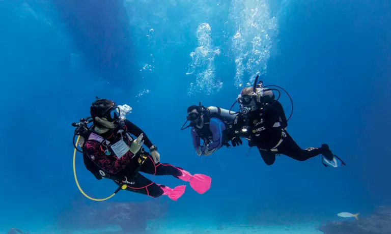 Duikervaring opdoen onder begeleiding van gecertificeerde instructeurs