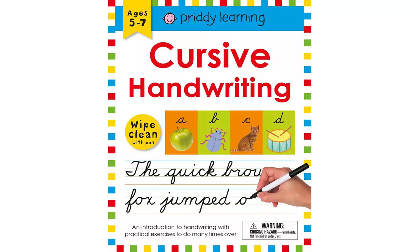 Wipe Clean Workbook: Cursive Handwriting Kids' Book - Primary Image