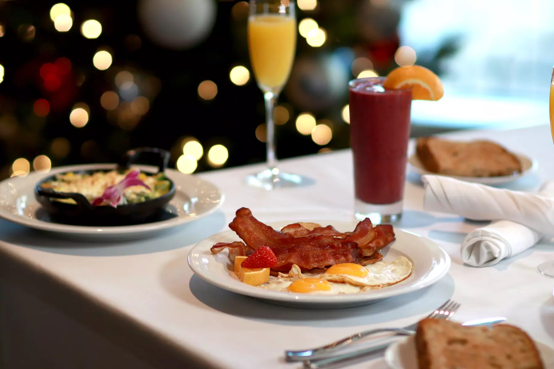 Enjoy Brunch Combo with Drink and Parking for Two or Four People